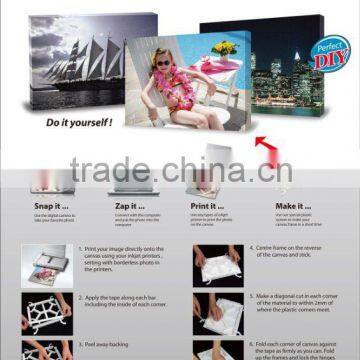 Festival Gifts: Mini-Color Inkjet Printing home made waterproof Canvas Frame(DIY product,can be hung on wall)