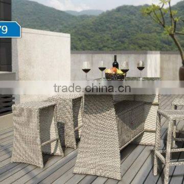 Outdoor Rattan Bar Set New Design photo-3