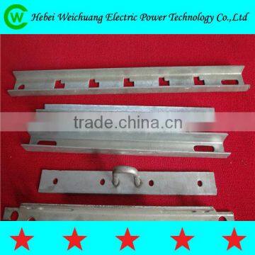 11KV/33KV Pole Line Hardware Hot Dip Galvanized Angle Steel 45x70x6x800,crossarm,