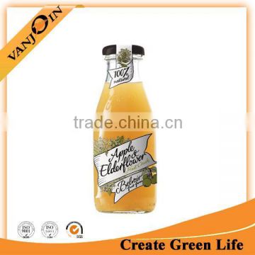 Wholesale Empty Orange Juice Bottle With Twist Off Cap 250ml