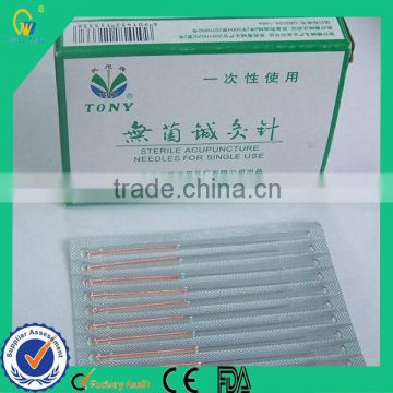 Tony Disposable Sterilized Acupuncture Needles Of Copper Handle