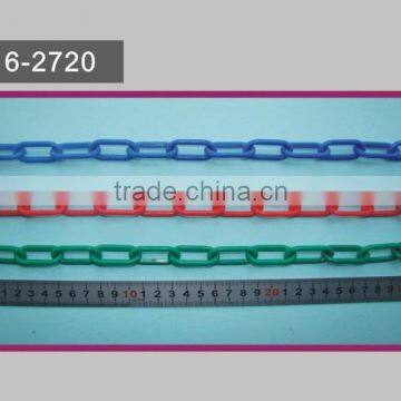 Plastic Chain 6mm - Red and White, Safety Decorative Garden Fence Barrier