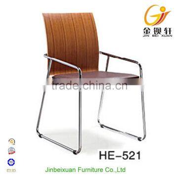 Stackable dining chair without wheel HE-521