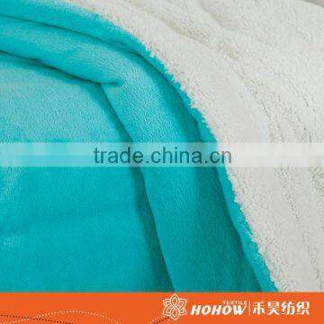 All Sizes Pure Blue Blankets Thick Soft Plain Fleece Baby Blanket photo-4