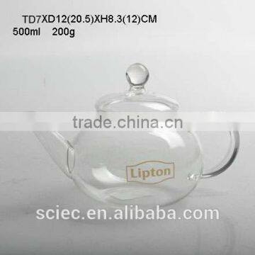 high quality heat resistant teapot to boil water with reasonable price