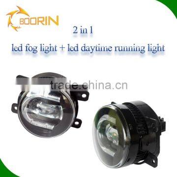 2016 3.5 inch jeep led fog light with drl fog lamp with angel eyes