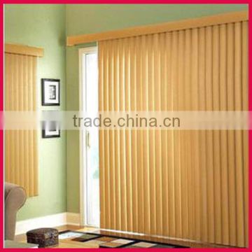 best quality durable faux wood PVC vertical sliding door window blinds for roof windows