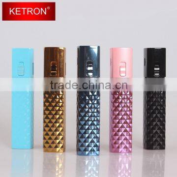 Stylish Lipstick Ketron Power Bank 2600mAh for Smart Watch