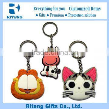 Cute Animal shaped PVC Keychain Promotional Gift