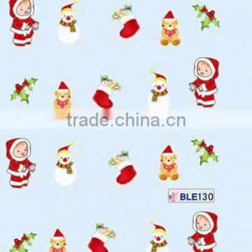 2015 HOT Sell BLE Series Christmas Water Transfer Decals Christmas Nail Rrt Sticker photo-4