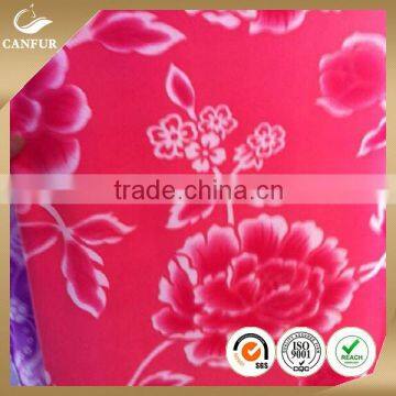 100% polyester velboa fabric