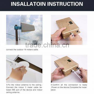 ATNJ Indoor Telecom Cell Phone GSM WCDMA 2G 3G 4G LTE Repeater and Mobile Signal Booster photo-6