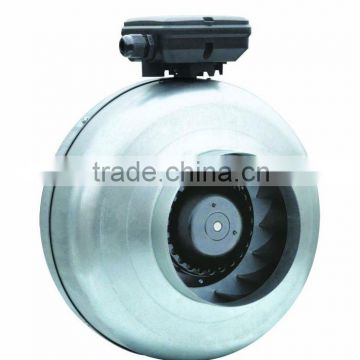 Circular duct fan for ventilation system