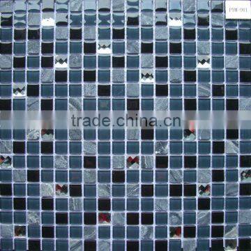PYM-001 Italy Classical Stone mix Glass Mosaic Tile