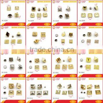 High end metal pyramid rivet for handbags accessories                        
                                                Quality Choice