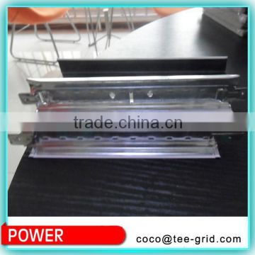 aluminium ceiling t grid black metal t grid for cinema hall