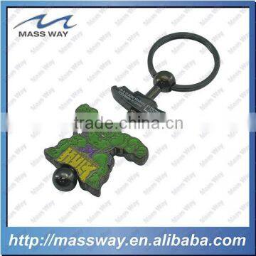 Customized Decorative Metal 3D Marvel Metal Keychain