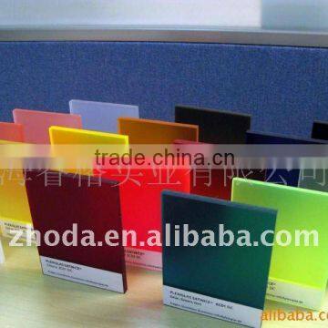 clear and color fluorescent acrylic sheet