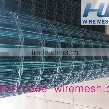 green plastic coated euro fence