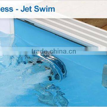 Swimming pool equipment for swimming training