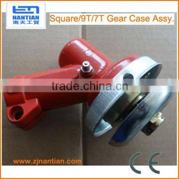 Brush cutter spare parts, square / 9T / 7T gear case brush cutter