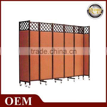 P-001 Traditional hotel rsataurant folding room divider screen for room