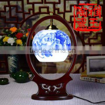 Ceramic Table Lamp Vintage Jingdezhen Porcelain For Bedroom Wedding Gift Home Decor Desk Lamp photo-5
