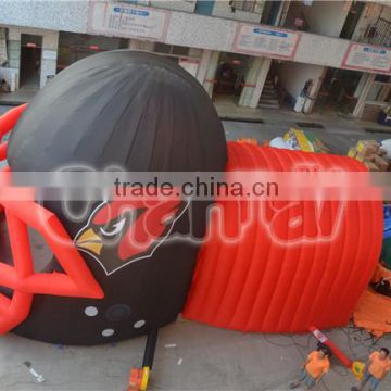 hot sale inflatable helmet tunnel, inflatable soccer tunnel, advertising inflatable helmet tunnel