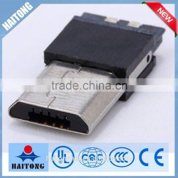 Hot selling micro usb b 5 pin male connector with good quality