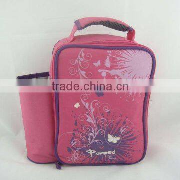 children thermal lunch bag with bottle holder