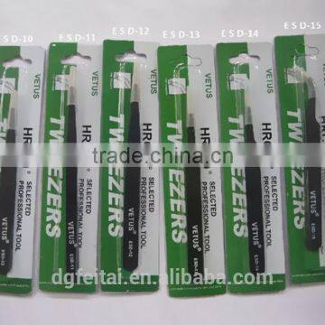 High Quality Vetus ESD Stainless Steel New Fine Point Tweezers Set Needle Nose Tweezers photo-5