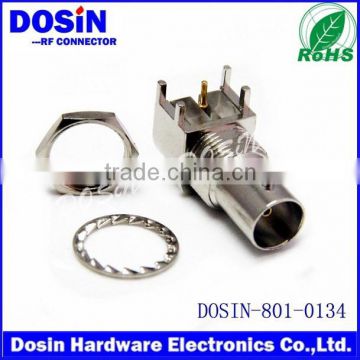 hd-sdi zinc r/a bnc female connector pcb mount