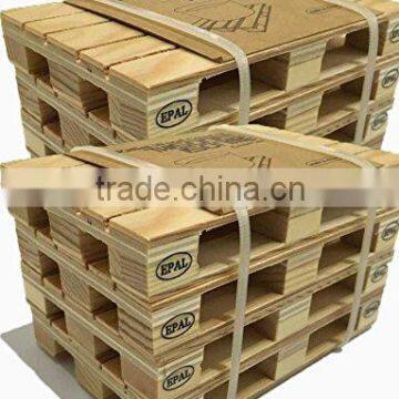 Wholesales handmade home set of 8 mini pallet pine wooden cup coasters