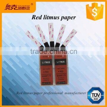 Laboratory acid and alkali red litmus test strips / kits