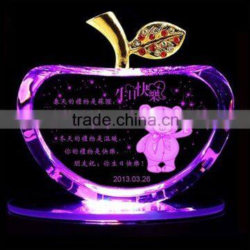 Wedding Souvenir & Birthday Gift Decorative Crystal Apple photo-2