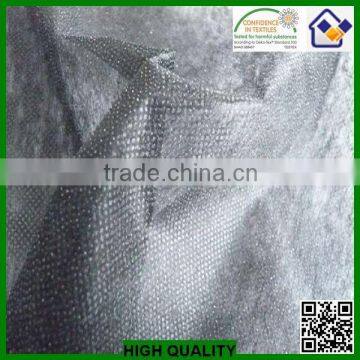 Soft silicone nonwoven thermal bonded interlining fabric for shirt