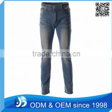 Custom Mens Red Blue Denim Jeans Manufacturers