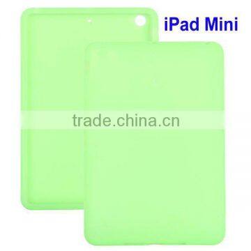 For ipad mini green Gel silicon Case Rubber Skin Tpu Cover