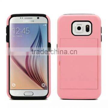 Creative Design Mobile Phone Case With Card Box For Samsung S6,Hard Armor Cover For Samsung S6 photo-4
