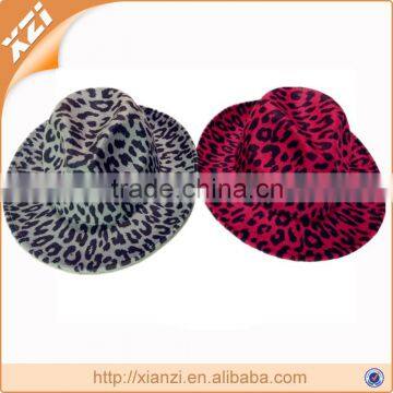 Leopard Style Top Quality Men Vogue Fedora Hat photo-3