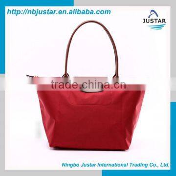 Newest polyester fashion design shopping bag cheap foldable shopping bag tote bag ,reusable shopping bag