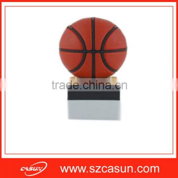 Custom basketball shaped PVC USB