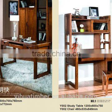 new style study room in solid wood for house furniture