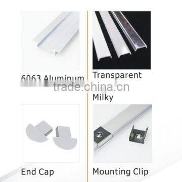 2016 Wholesale 10mm PCB Width Extrustion Aluminum Led Profile for Strips Light photo-2