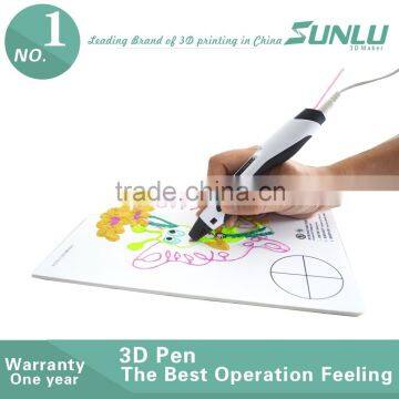 Sunlu with PLA/ABS filament refills Intelligent 3D Pen Printer