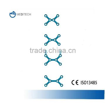 1.5mm X-shaped Mini Plate, Maxillofacial Plate, Tauma Plate