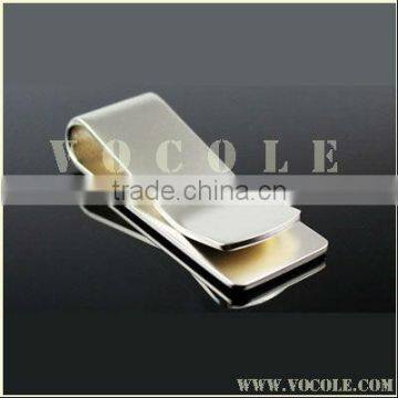 gold plated blank bar steel money clips
