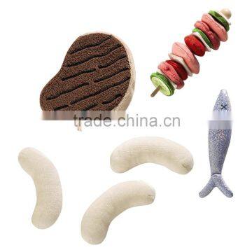 St funny food steak toys children play house game tool outdoor indoor best kids plush toys