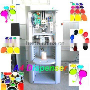 A2 0.077ml accuracy sequential paint dispensing machine/A4 600ML colorant sequential dispenser