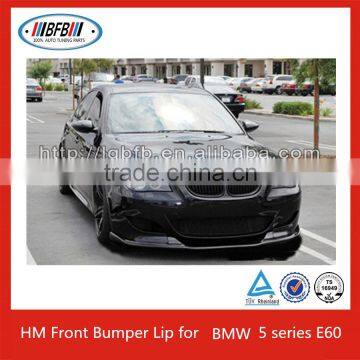 High Quality New Carbon Fiber HM Front Bumper Lip for BMW 5 series E60 M5